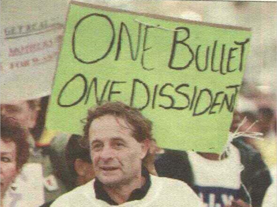 one bullet one dissident